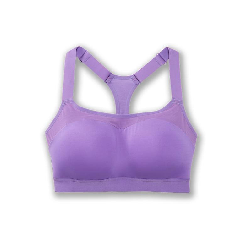 Brooks DARE RACERBACK Running Bra Womens Online - Heliotrope/MediumPurple (SWQ528960)